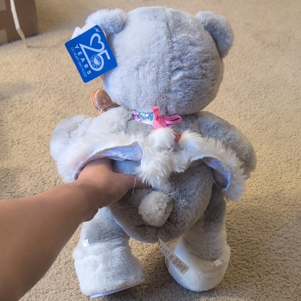 New With Tags Build A Bear 25th Anniversary Bear With Dress, Shoes And Accessory - Picture 5 of 6